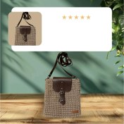 Resim Deri Detaylı Clutch Çanta 