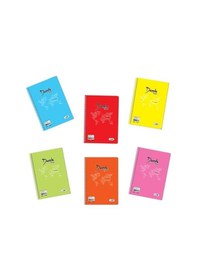 Resim Dazzle Pp Kapaklı A4 Spiralli 96 Yaprak Çizgili 12'li Paket 