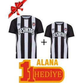 Resim Beşiktaş Orijinal Çubuklu Forma 1 Alana 1 Hediye 