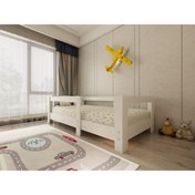 Resim Herseycik Ninnimo Montessori Beyaz Mdf 90x190 Yatak Uyumlu Karyola 