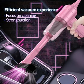 Resim 1 adet kablosuz el tipi elektrikli süpürge, siklon vakum teknolojili kablosuz toz toplama cihazı, USB şarjlı, ABS malzeme, filtre elemanı, araba/ofis/ev için uygun 