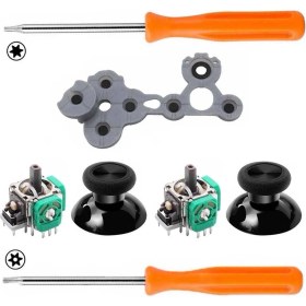 Resim Xbox One Analog Motor Topuz T6 T8 Tornavida İç Lastik Tamir Seti Yedek Parça Kol Tamiri XT03 
