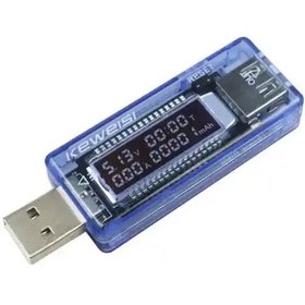 Resim Kws-v20 Led Ekranlı Usb Voltmetre Ampermetre Usb Şarj Ve Kapasite Cihazı 