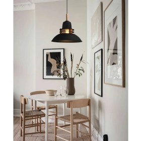 Resim Fener Siyah Avize Ahşap Başlık Tekli Sarkıt Mutfak Çocuk Odası Masaüstü Aydınlatma Modelleri 