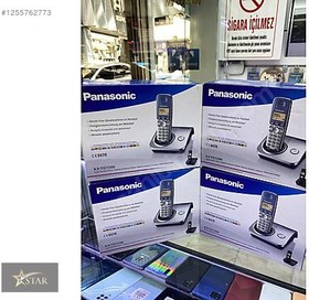 Resim PANASONİC SIFIR KAPALI KUTU TÜRKİYE GARANTİLİ SIFIR TELSİZ TLFN 