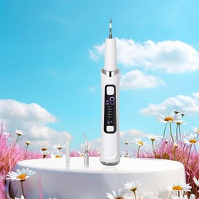Resim SKYUV USB Şarj Edilebilir Elektrikli Diş Temizleyici, Büyük Kapasiteli Pil, 8 Mod ve 3 Fırça Başlığı - Sağlıklı Diş Eti İçin Taşınabilir Aralıklı Temizleyici, Hassas Olmayan, Seyahat Dostu Tatil Hediyesi Aile ve Arkadaşlar İçin, Diş Eti Sağlığı, Şık Tasarım, Çok Fonksiyonlu Temizleyici 