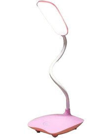 Resim Öğrenciler İçin Şarj Edilebilir Led Masa Lambası, Usb Şarj Edilebilir Lamba Pembe 