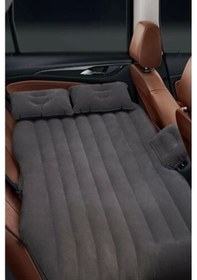 Resim Araç İçi Şişme Yatak Araba Ve Kamp Yatağı Çanta Elektrikli Pompa Tamir Kiti Ve Yastıklı Yatak Seti - 9042389493180 Antrasit 