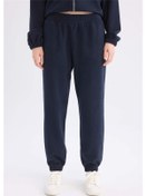 Resim Defacto Coool Beli Paçası Lastikli Basic Düz Jogger Eşofman Altı E1478AX24WNNV241 Lacivert 