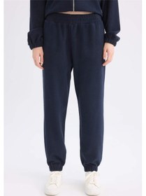 Resim Defacto Coool Beli Paçası Lastikli Basic Düz Jogger Eşofman Altı E1478AX24WNNV241 Lacivert 