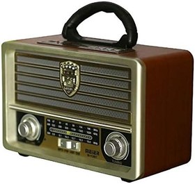 Resim Meier M-113BT Şarjlı Nostaljik Bluetooth Hoparlör Fm Radyo USB/SD/MP3 