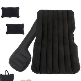 Resim Araba Seyahati İçin Araba Şişme Yatak, Hava Yatağı Arka Koltuk 1 Adet 