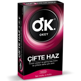 Resim Okey Çifte Haz 10'lu Prezervatif 