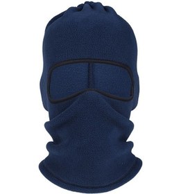 Resim Aotu Yumuşak Polar Polar Boyun Körüğü Kış Rüzgar Geçirmez Bisiklet Eşarp Sıcak Boyun Kapağı Baş Örtüsü - Lacivert 