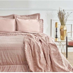Resim Karaca Home Anita Saten 8 Parça Çeyiz Seti Rose Gold 