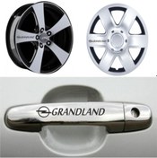 Resim Opel Grandland Kapı Kolu Jant Sticker Yapıştırma 8 Ad 