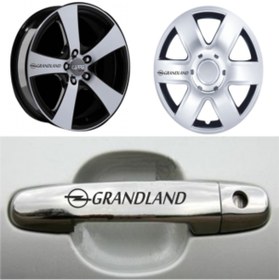 Resim Opel Grandland Kapı Kolu Jant Sticker Yapıştırma 8 Ad 