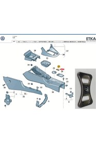 Resim Parça Deponuz Eos (2009 -- 2016) Şişe Açacağı 1k0858230a, 1k0858230 