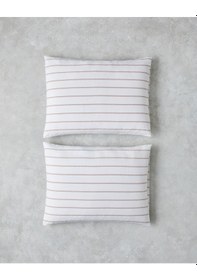 Resim English Home Serene Stripes Pamuklu 2'li Yastık Kılıfı 50x70 Cm Pembe Pembe 