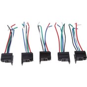 Resim Suntek 12V Dişi Kafa Röle Priz Kablo Demeti Uzatma 5 Adet 