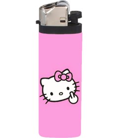 Resim Namgo Hello Kitty Orta Parmak Full Bakılı Gazlı Çakmak 
