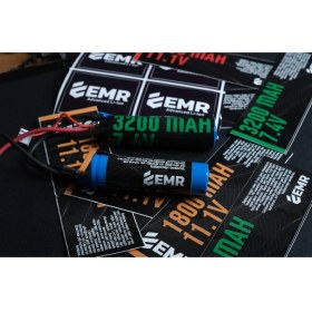 Resim Emr 7.4V 3200MAH Lithium Ion Iki Yaprak Airsoft Pil Tamiya 