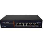 Resim Hooksee Hks-Epoe4 4+2 10/100 Mbps Poe Siwtch 72W 48V 1.5A 