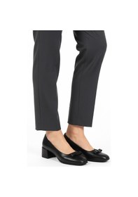 Resim Ayakmod 519081 Z Siyah Kadın Topuklu Ayakkabı Siyah Cilt 