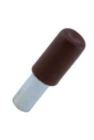 Resim NZB Raf Pimi Plastik Başlı Cam Tutucu Çivisi Mobilya Dolap Pimi Kahverengi (100 ADET) 