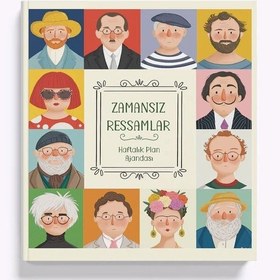 Resim Melimelek Ressamlar Zamansız Ajanda Mmk-016 Çok Renkli 
