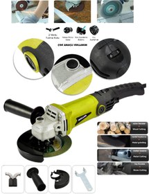 Resim Pro Müller Germany MLX - 4200 Çelik Şanzıman 6 Kademe Devir Ayarlı Orta Boy Taşlama Ve Kesim Makinesi 