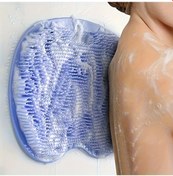 Resim Sunshine022 Mor Duvar Monte Rv Banyo Masaj Pedi Yapışkanlı Kaymaz Sırt Fırçası 