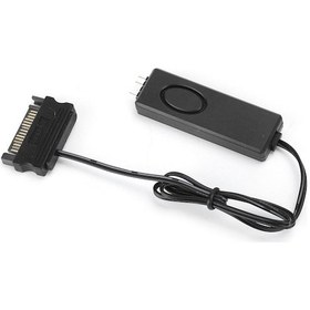 Resim Tenfowee Siyah 5v Argb Cihaz Kontrolörü - Rf Kumanda İle Fan, Işık Ve Radyatörlerde Renkli Işık Efektleri 