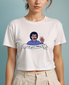 Resim Is it tea you’re looking for? Crop Tişört 