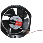 Resim Plastim 172x150x51MM 24V DC Rulmanlı Aksiyel Fan 