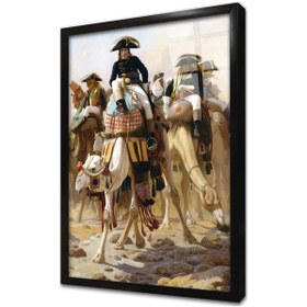 Resim Napolyon Mısırda Çerçeveli Cam Tablo 