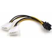 Resim 30 cm 6 Pin Ekran Kartı Power Kablosu 18 Awg 6 Pin Power Kablo 