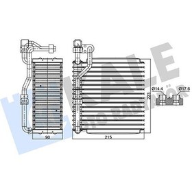 Resim Kale 352990 Evaporatör Al/pl/brz Palıo-albea-strada 7078697-7079654 