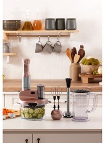 Resim Karaca Mastermaid Prosteel Uzun Blender Ayaklı 6 Bıçaklı 2500 W Cam Mutfak Robotu 