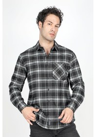 Resim Lee Cooper Jade Erkek Dokuma Uzun Kol Gömlek Lacivert-gri-20402-lacivert-gri Ekose Lacivert - Gri 