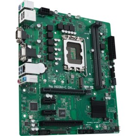 Resim Asus PRO H610M-C D4-CSM Intel H610 LGA1700 DDR4 3200 MHz mATX 