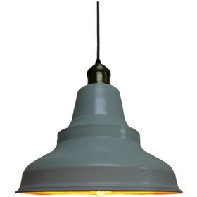 Resim Riolight Retro Beyaz Içi Altın Eskitme Askılı Tekli Metal Sarkıt 
