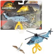 Resim Matchbox Jurassic World Dino Transporter Arabaları Quetzal-copter Çok Renkli 
