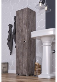 Resim Saltık Banyo Antre Balkon Mutfak Dolabı Kiler Gri 