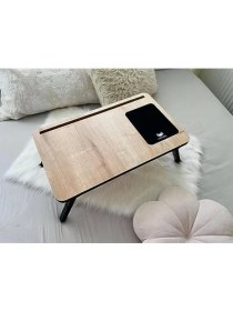 Resim Esranın Dünyası Folding Telefon ve Tablet Bölmeli Katlanır Ayaklı Laptop Sehpası Notebook Bilgisayar Çalışma Masası 