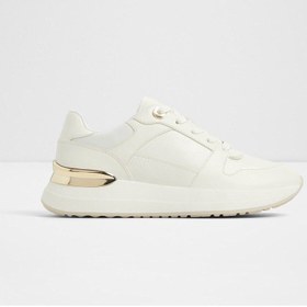 Resim Aldo GUMTREE - Kadın Suni Deri Beyaz Düz Bağcıklı Modern Tasarımlı Spor Ayakkabı 