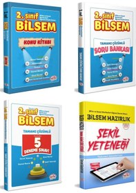 Resim Editör Yayınları 2. Sınıf Bilsem Hazırlık Kitapları Seti 4 Lü Set 