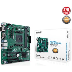 Resim ASUS Pro A520M-C-CSM AMD AM4 64GB DDR4 4600Mhz M2 DviVga-Hdmi mATX Anakart 