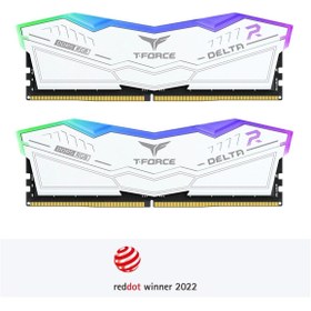 Resim TEAM Teknoteg - T-force Delta Rgb Beyaz 32gb 2x16gb 5600mhz Ddr5 Cl38 Gaming Ram (ff4d532g5600hc38gd 