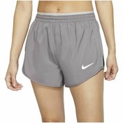 Resim Nike Women's Tempo Luxe 3" Gunsmoke Running Shorts Db4343-056 Koşu Şortu 